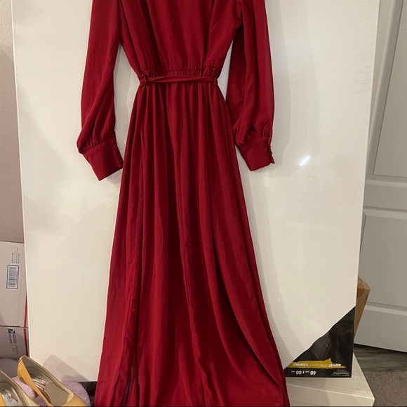Baltic Born Red Celine Maxi Dress XL - Picture 5 of 10